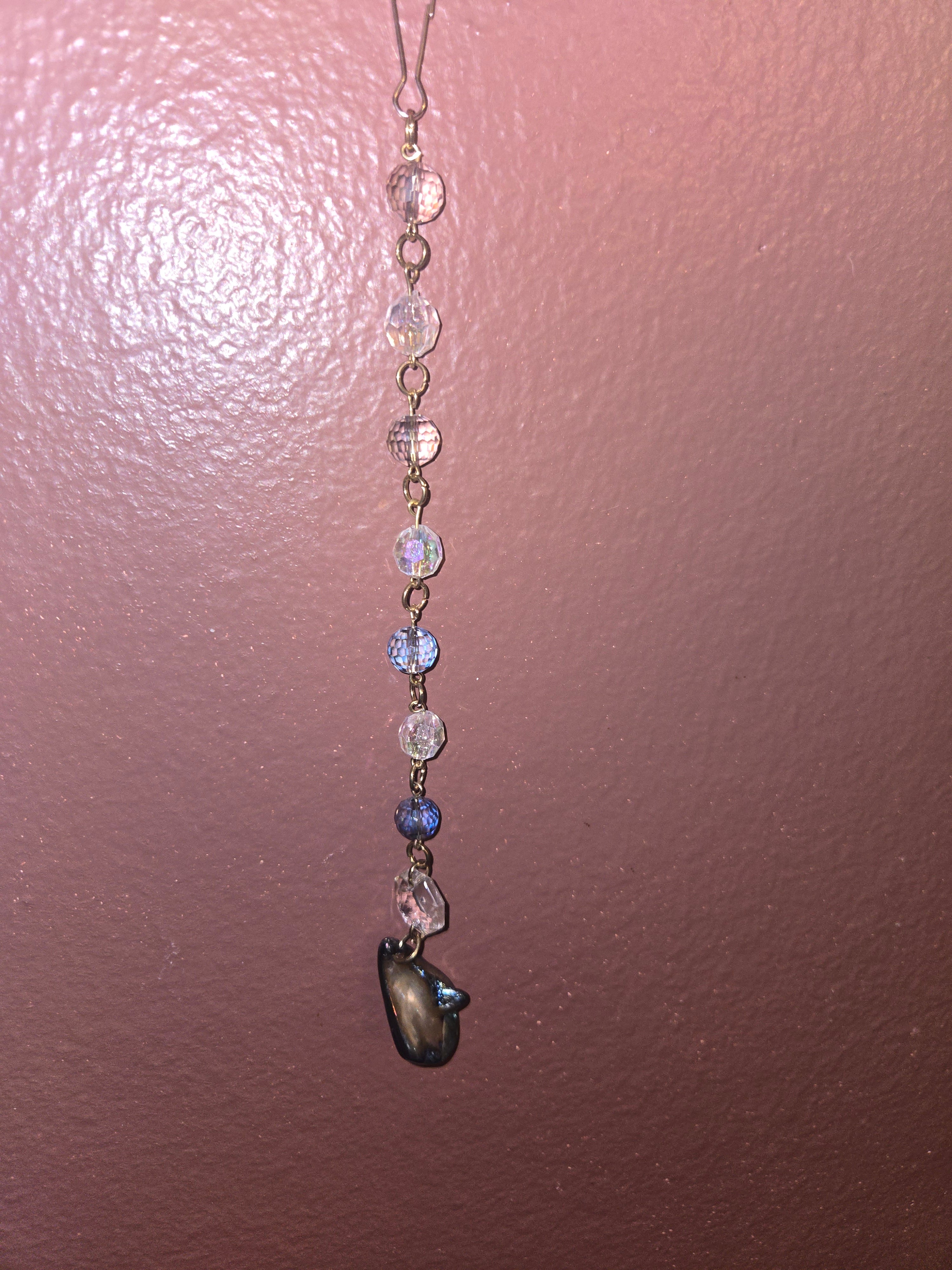 Oysters and crystals sun catcher