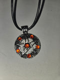 Pentacle with crystal embellishments