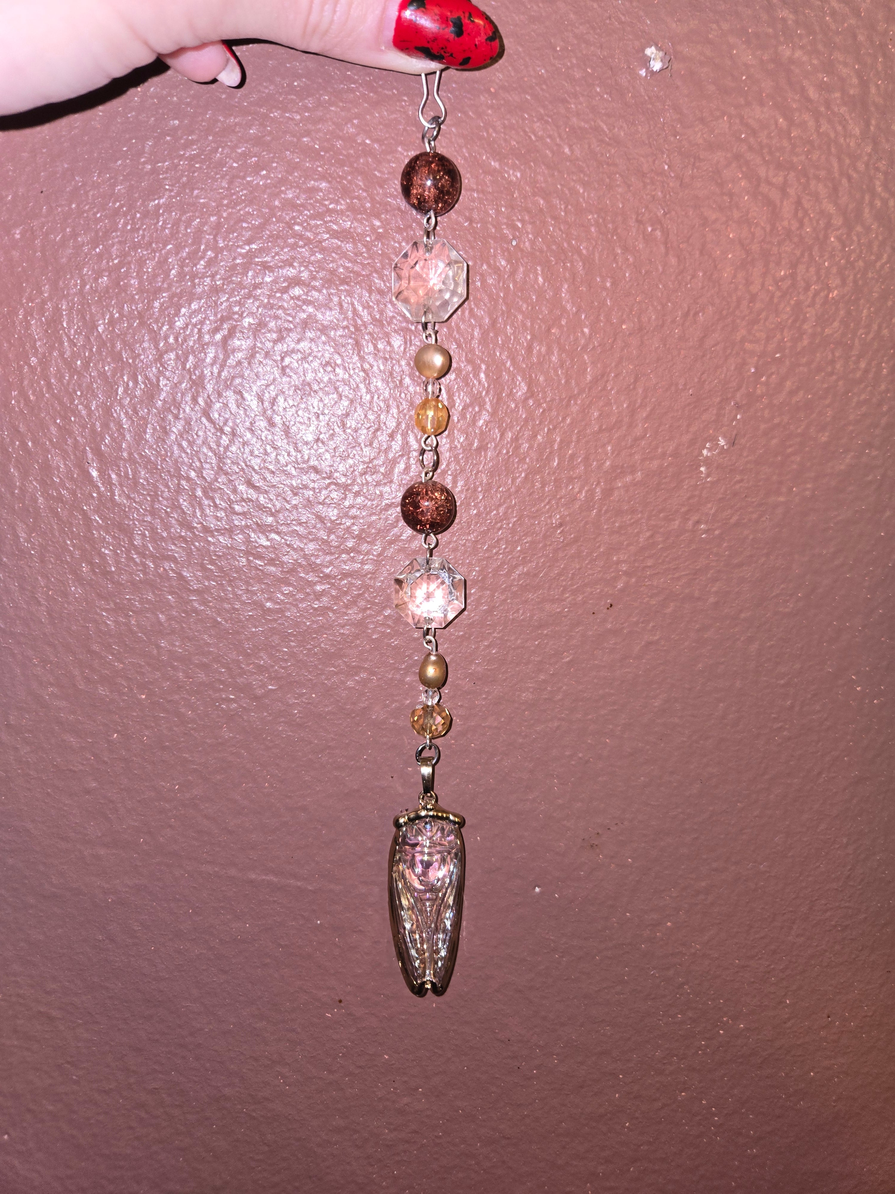 Cicada Crystal sun catcher