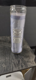 Lavender altar candle
