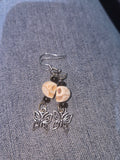 Skull and butterfly