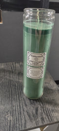 Green altar candle