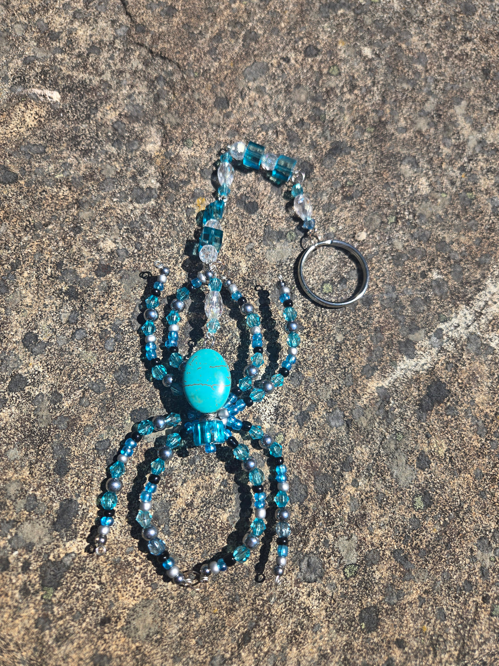 Turquoise Howlite sun catcher